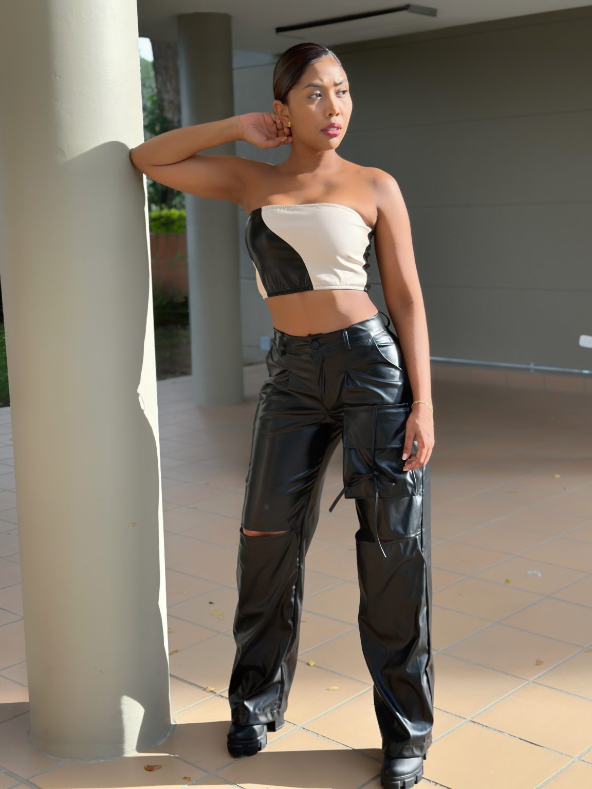 Crop top Paradise (Tela Cuerina) - Image 4