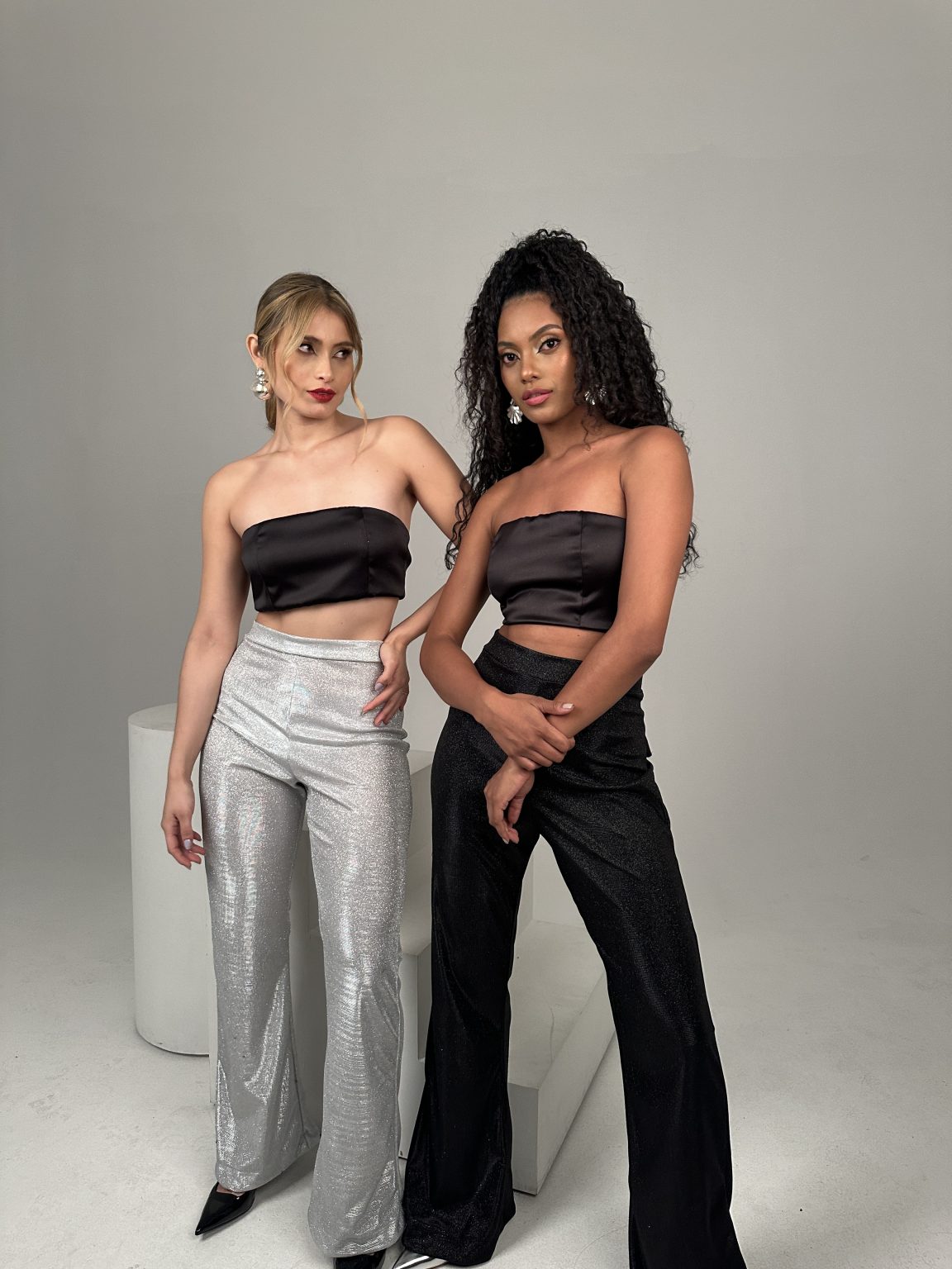 Crop top Virginia (Tela satin)