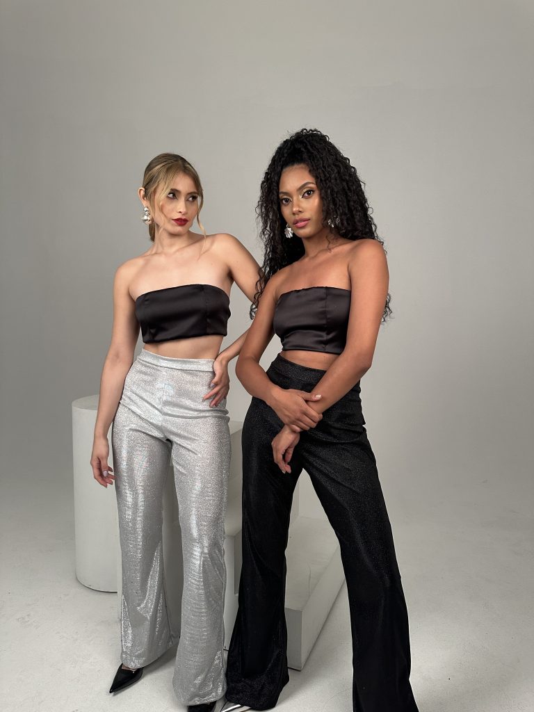 Crop top Virginia (Tela satin)